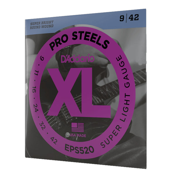 D'ADDARIO EPS520 XL ProSteels Super Light 9-42