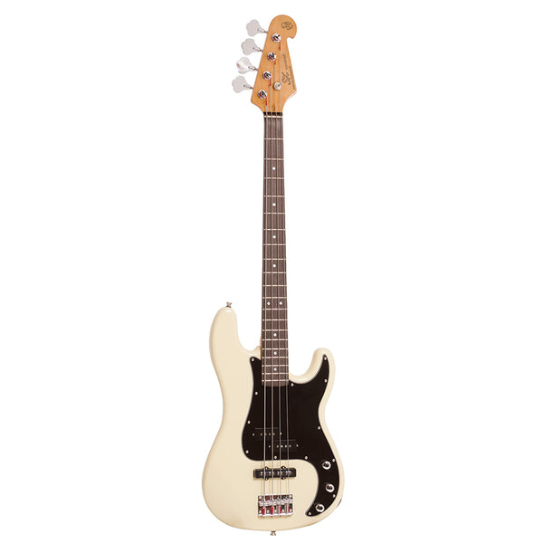 SX VEP62 Precision Bass - Vintage White