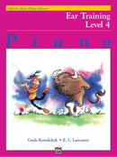 Alfred's Basic Piano Library Ear Training Book 4 front cover