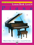 Alfred's Basic Piano Library Lesson Book 4 front cover