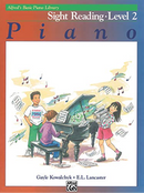 Alfred's Basic Piano Library Sight Reading Book 2 front cover
