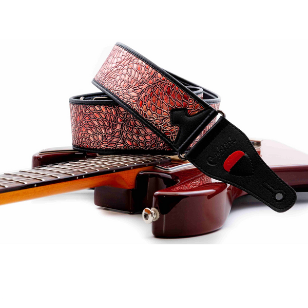 Right On Straps TALISMAN Alien Red Guitar Strap