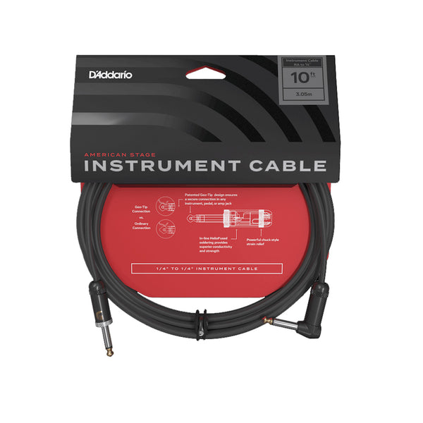 D'ADDARIO American Stage Right-Straight 10ft Cable