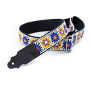 Right On Straps STANDARD PLUS Crochet White Guitar Strap