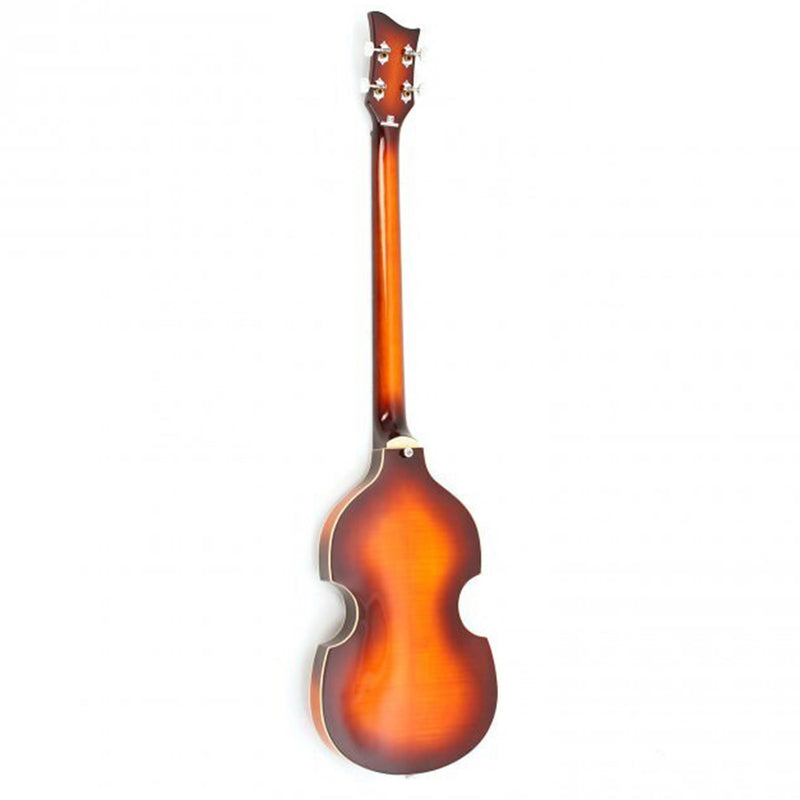 HOFNER Violin Bass Sunburst *Left Hand* Spruce Top Flame Maple Sides W/Case