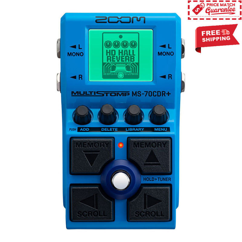 ZOOM MS-70CDR+ Chorus Delay Reverb