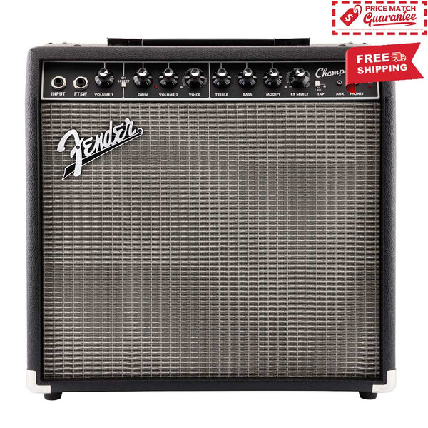 Fender Champion II 50-watt guitar amplifier with built-in effects, available at Coleman's Music in Melbourne