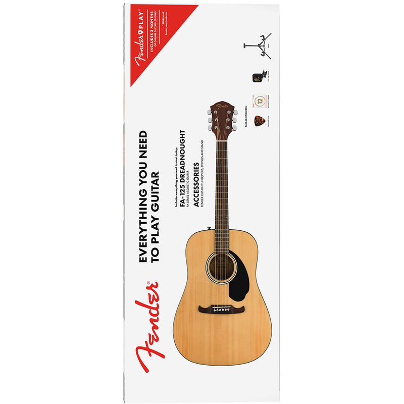 FENDER FA-125 Dreadnought Acoustic Pack - Natural