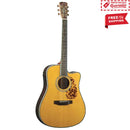 BLUERIDGE BR-180CE Solid Dreadnought Cutaway