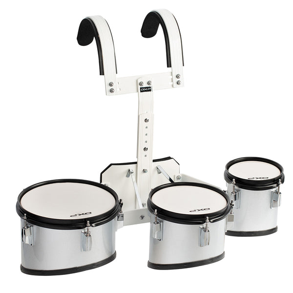 DXP Marching Triple Tenor Drum Set with Harness