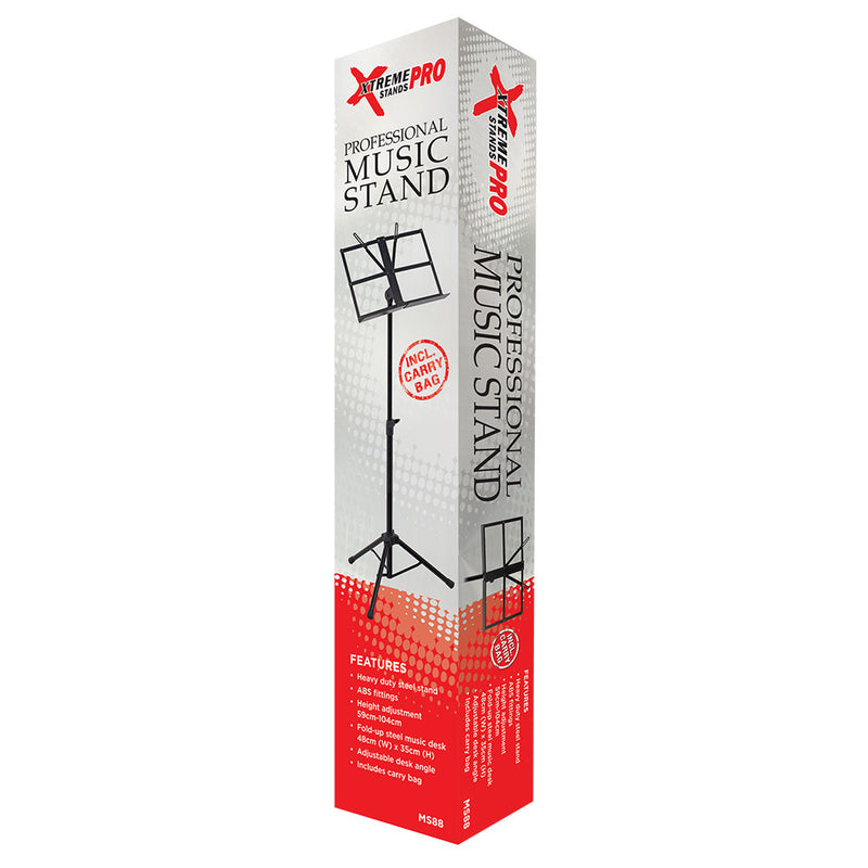 XTREME MS88 Pro Music Stand - Black