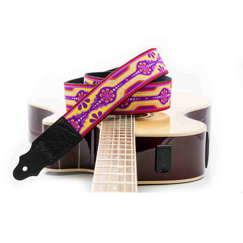 Right On Straps STANDARD PLUS Laurel Purple Guitar Strap