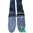 COLONIAL LEATHER SAH-BK Seat Belt/Herringbone Webbing Strap - Black