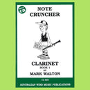 Note Cruncher Clarinet Book 1 – Book/CD front cover