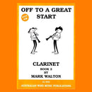 Off to a Great Start Clarinet Book 2 – Book/CD front cover