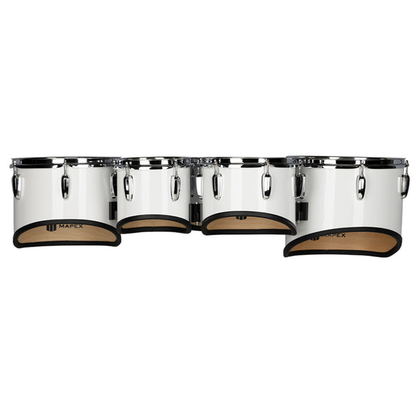 MAPEX Qualifier Marching Tenor Quad 8 10 12 13 - White