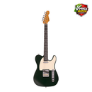 Patina PT-3 SGR Sherwood Green electric guitar - full front view
