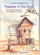 Possums in the Roof Violin Book and CD front cover