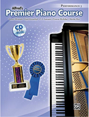 Premier Piano Course Performance 3 Book and CD front cover