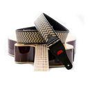 Right On Straps TALISMAN VICTORIA Black Guitar Strap