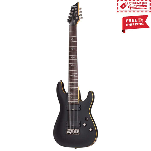 SCHECTER Demon 8 Aged Black Satin