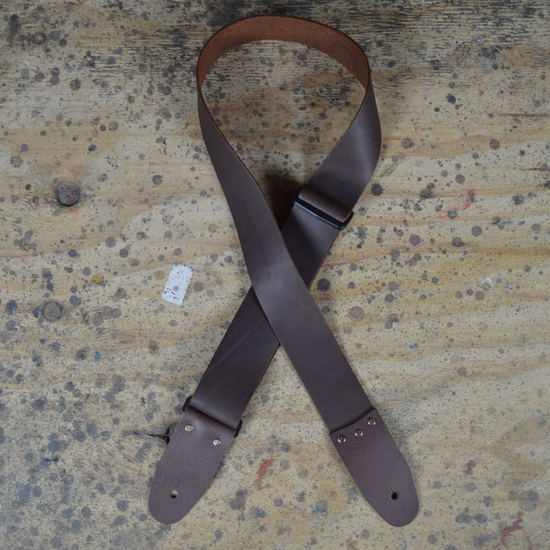 COLONIAL LEATHER SAS Leather 2" Guitar Strap - Brown