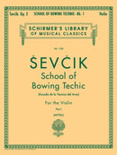 Sevcik Op. 2 Book 1 School of Bowing Technique front cover