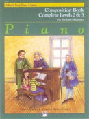 Alfred's Basic Piano Library Composition Book Complete Levels 2 & 3 front cover