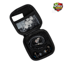 STAGG SPM-235 BK in-ear monitors inside EVA carry case