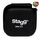 STAGG SPM-235 BK in-ear monitors, accessories and packaging