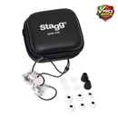 STAGG SPM-435 TR in-ear monitors with case and replacement ear tips