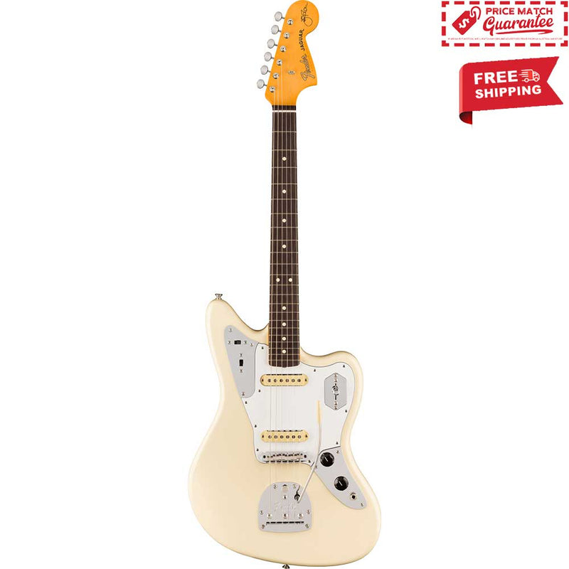 FENDER Johnny Marr Jaguar -Olympic White
