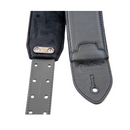 Right On Straps LEATHERCRAFT Vintage Black Guitar Strap