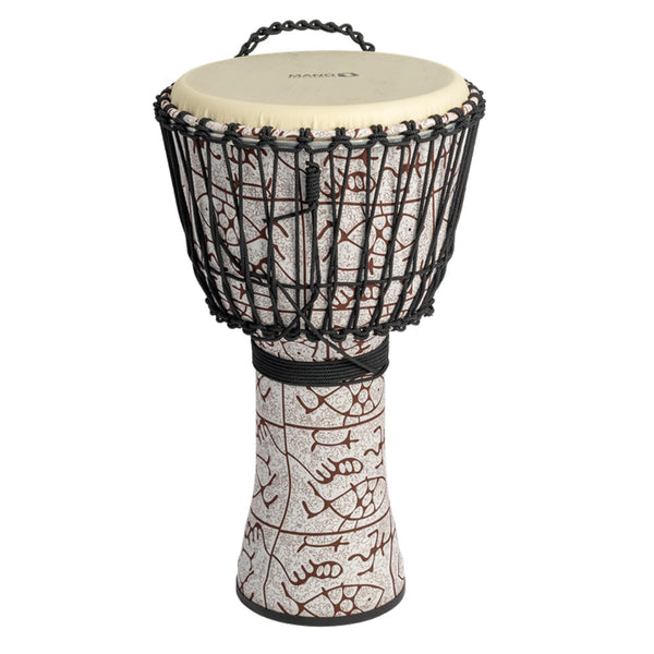 MANO PERCUSSION - 12" Rope Tunable Djembe - Natural Tone Finish