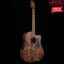 PRATLEY Classic Series Dreadnought Cutaway Model All Solid Blackwood