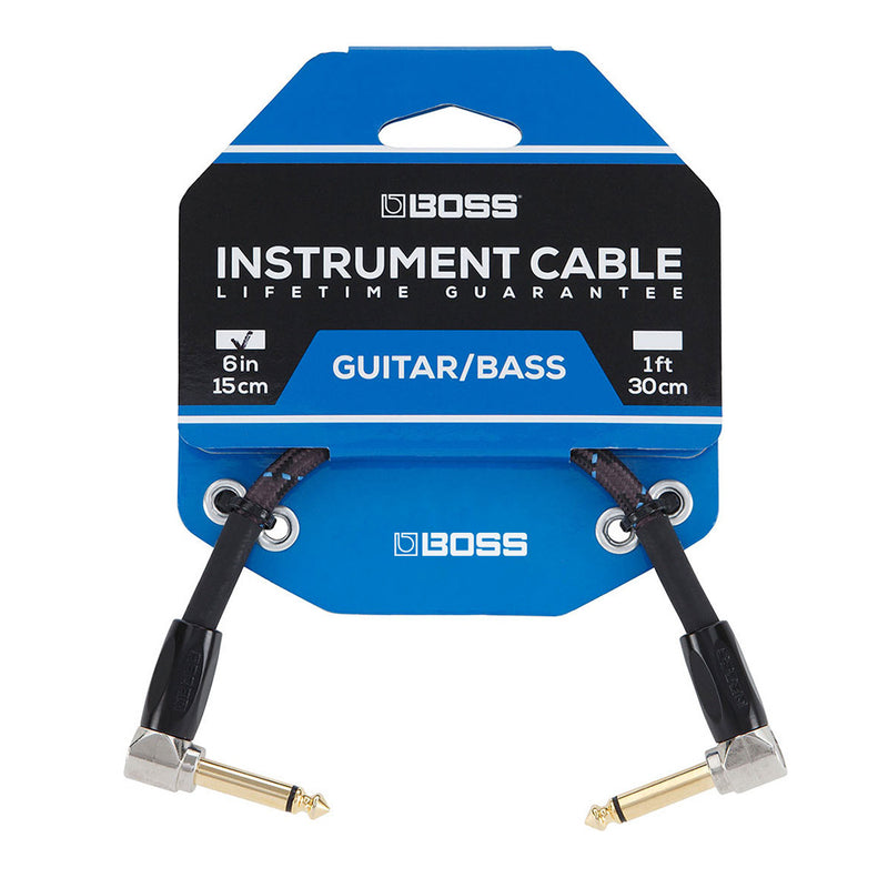 BOSS Right Angle Patch Cable 6 inch