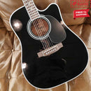 TAKAMINE EF341SC Dreadnought Acoustic Electric - Black