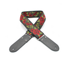 DSL 2 INCH Jacquard Webbing Guitar Strap FG-RED
