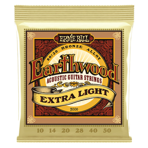 ERNIE BALL Earthwood Extra Light 10-50 Gauge