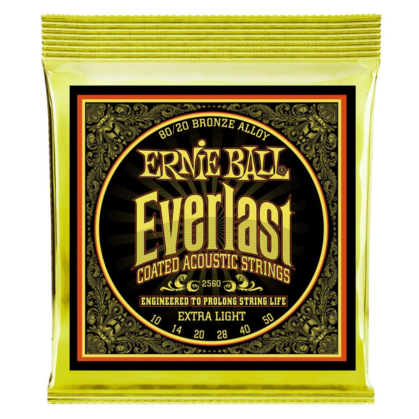 ERNIE BALL Everlast Coated - Extra Light 10 -50 Gauge