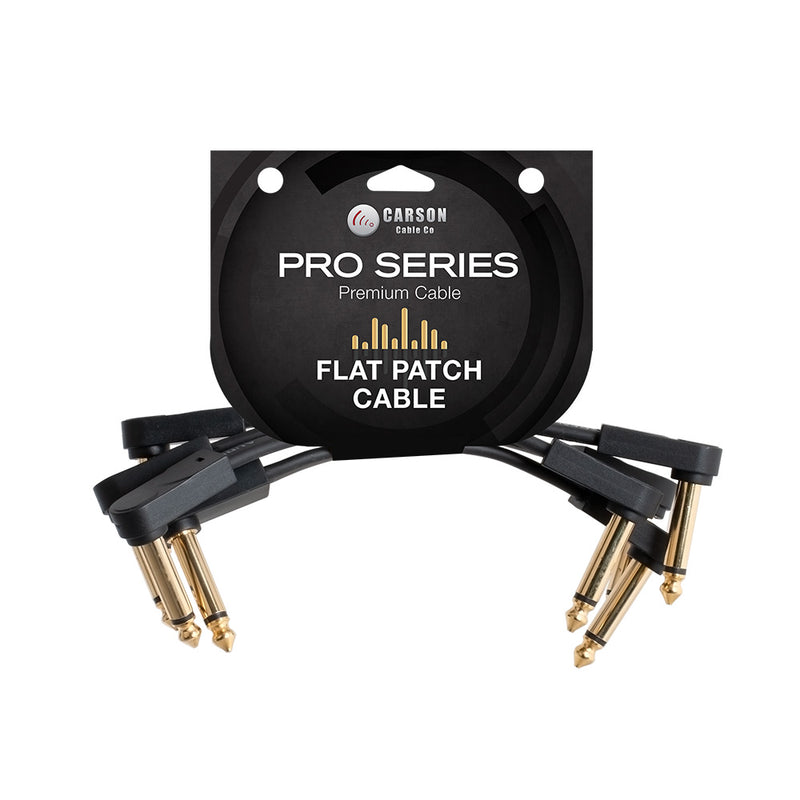 CARSON Flat Patch Cables 4pk
