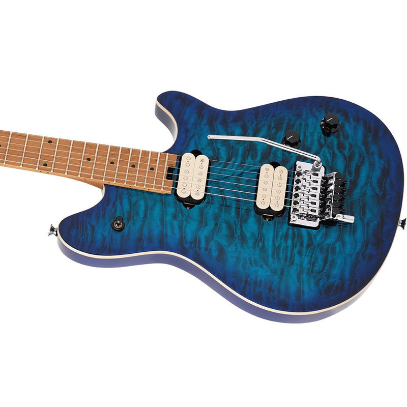 EVH Wolfgang Special QM Chlorine Burst - Baked Maple Fretboard