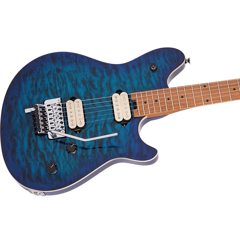 EVH Wolfgang Special QM Chlorine Burst - Baked Maple Fretboard