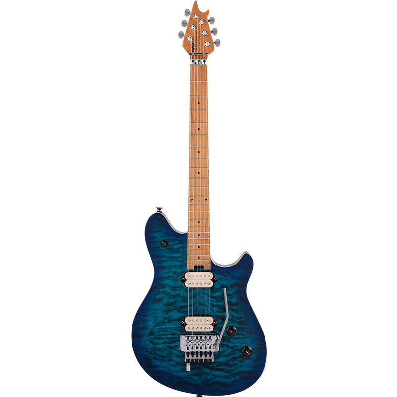 EVH Wolfgang Special QM Chlorine Burst - Baked Maple Fretboard