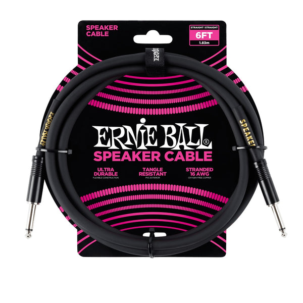 ERNIE BALL (6072) 6 ' SPEAKER CABLE STRAIGHT / STRAIGHT