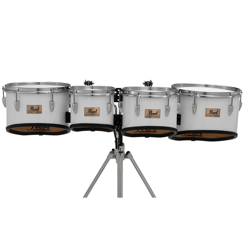 PEARL Competitor Marching Quads - 8" 10" 12" 13" - Pure White
