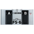 BOSS FS-6 DUAL FOOT SWITCH LATCHING OR UNLATCHING
