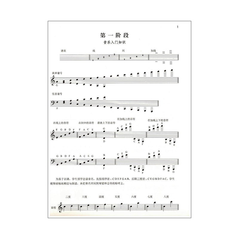 Beyer Preparatory School OP. 101 for Piano Solo (Chinese Edition)