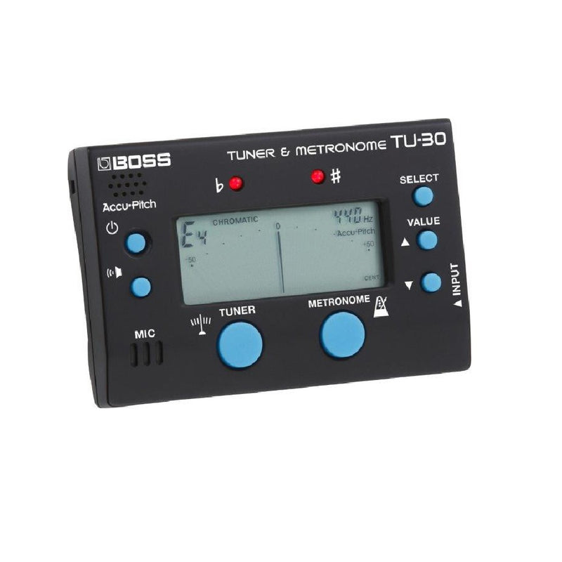 BOSS TU-30 TUNER/METRONOME All in One