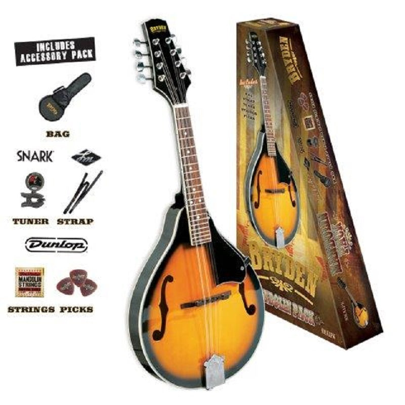 Bryden SMA1PK Mandolin Pack Tobacco Sunburst